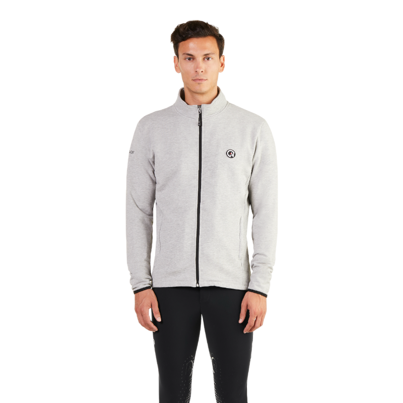 Ego7 - Veste manches longues homme Z0W melange grey | - Ohlala