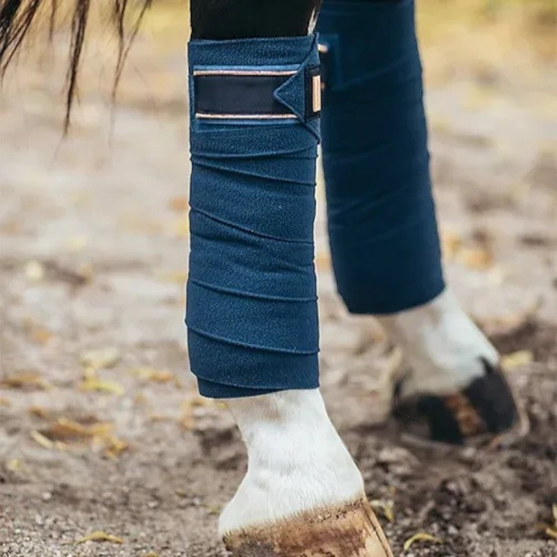 Equestrian Stockholm - Bandes de polo Monaco blue (x4)