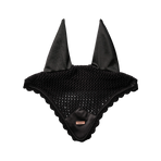 Equestrian Stockholm - Plain Black Rose Gold horse ear bonnet | - Ohlala