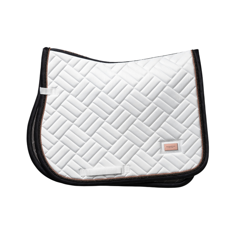 Equestrian Stockholm - saddle pad Modern Dark Ocean white/ navy 