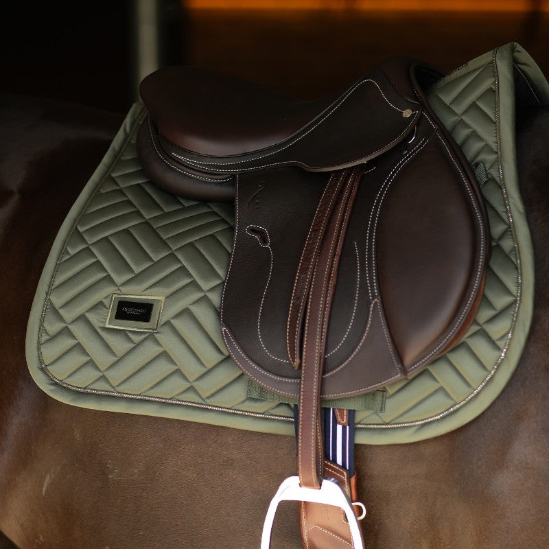 Equestrian Stockholm - Tapis de selle Striking Valley Modern vert