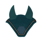 Equithème - Bonnet chasse mouche Domino bleu | - Ohlala