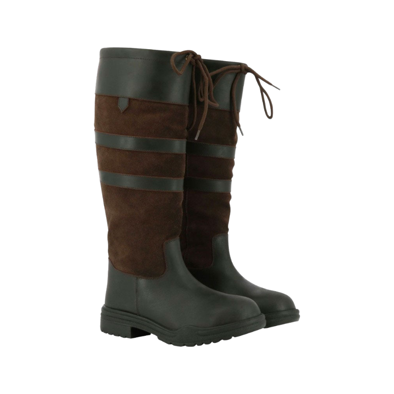 Equithème - Bottes Country brun | - Ohlala