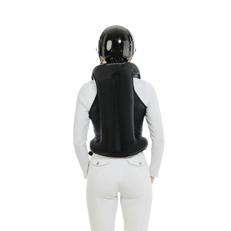 Equithème - Gilet Airbag Airsafe noir | - Ohlala