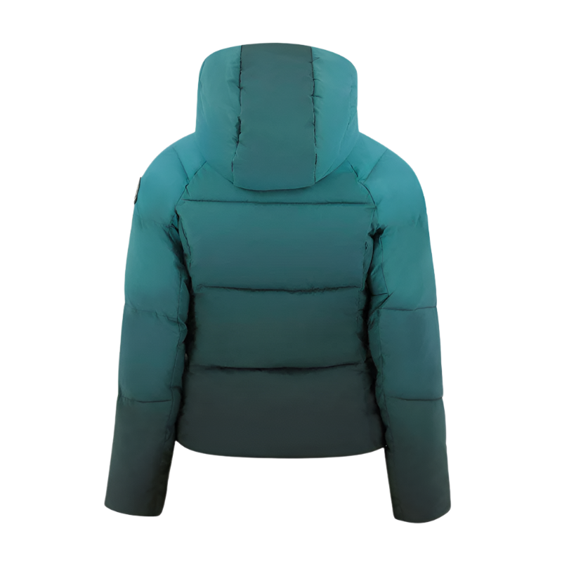 Equithème - Junior long-sleeved quilted jacket Laura turquoise