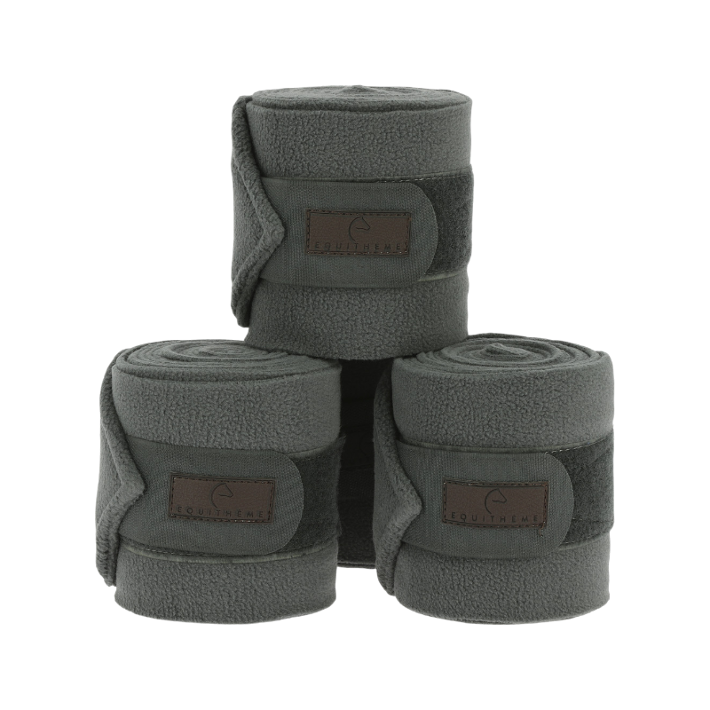 Equithème - Bandes de Polo 3M gris (x4)