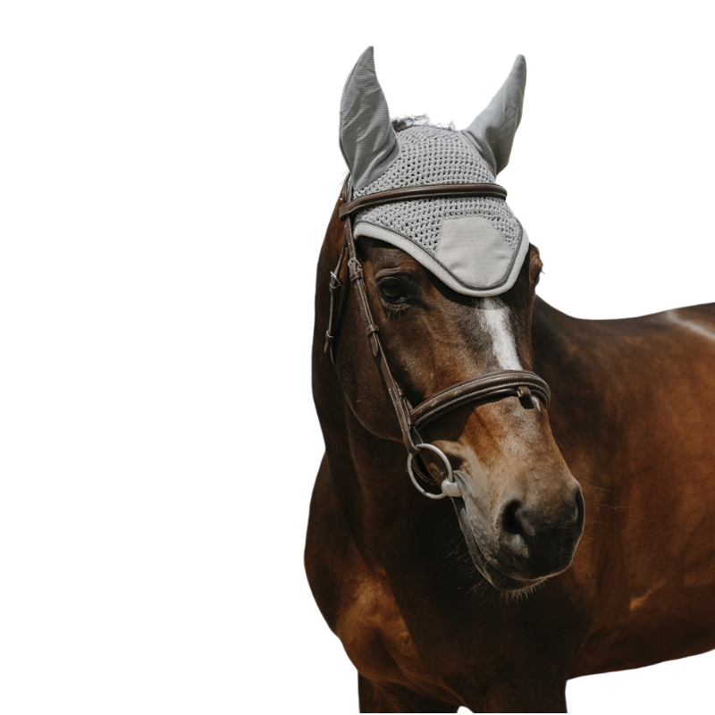 Equithème - Bonnet pour chevaux Chic gris clair