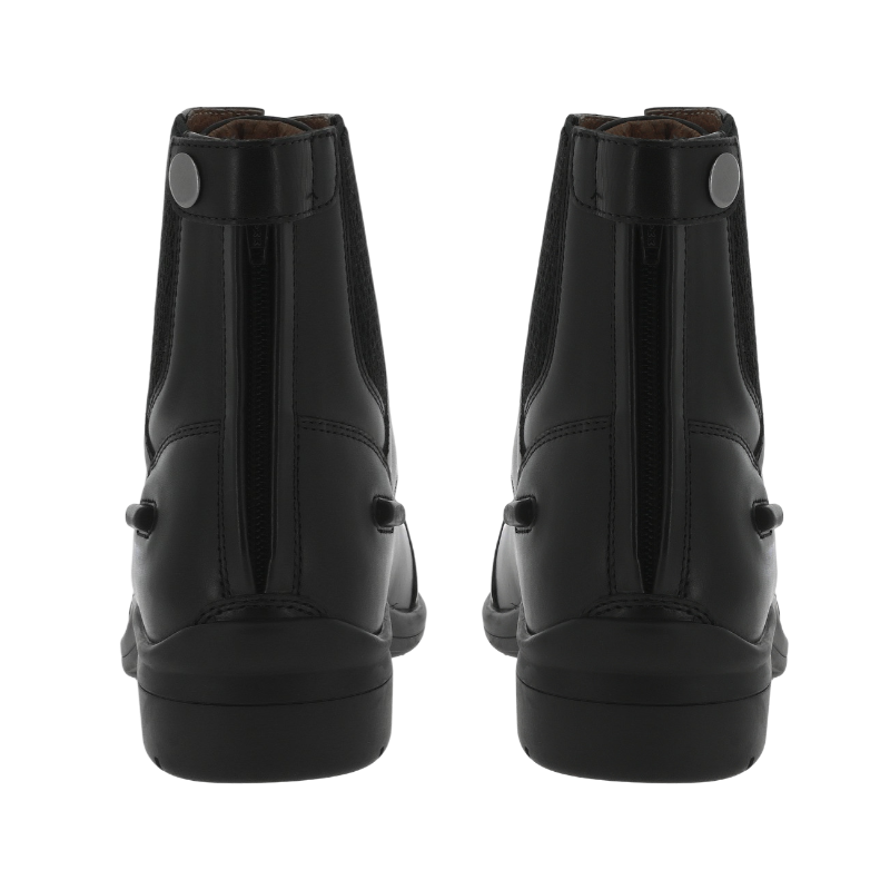 Equithème - Sporty black lace-up riding boots 