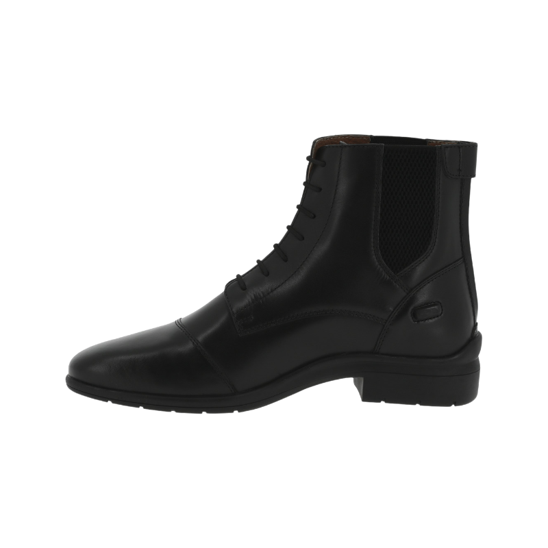 Equithème - Sporty black lace-up riding boots 