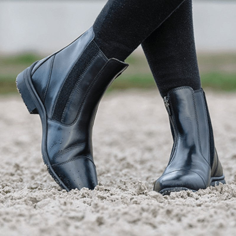 Equithème - Unisex black Sporty Zip boots 