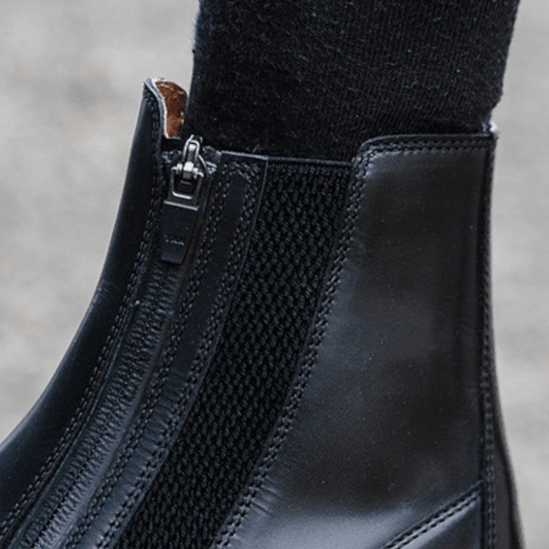 Equithème - Boots unisexe Sporty Zip noir
