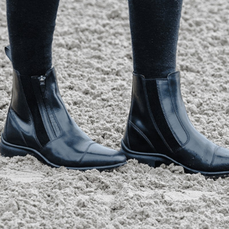 Equithème - Unisex black Sporty Zip boots 