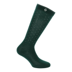 Equithème - Chaussette d'équitation Kamilia Je t'aime kaki | - Ohlala