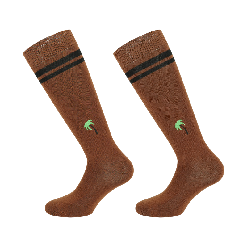 Equithème - Nikita orange riding socks (x1) 