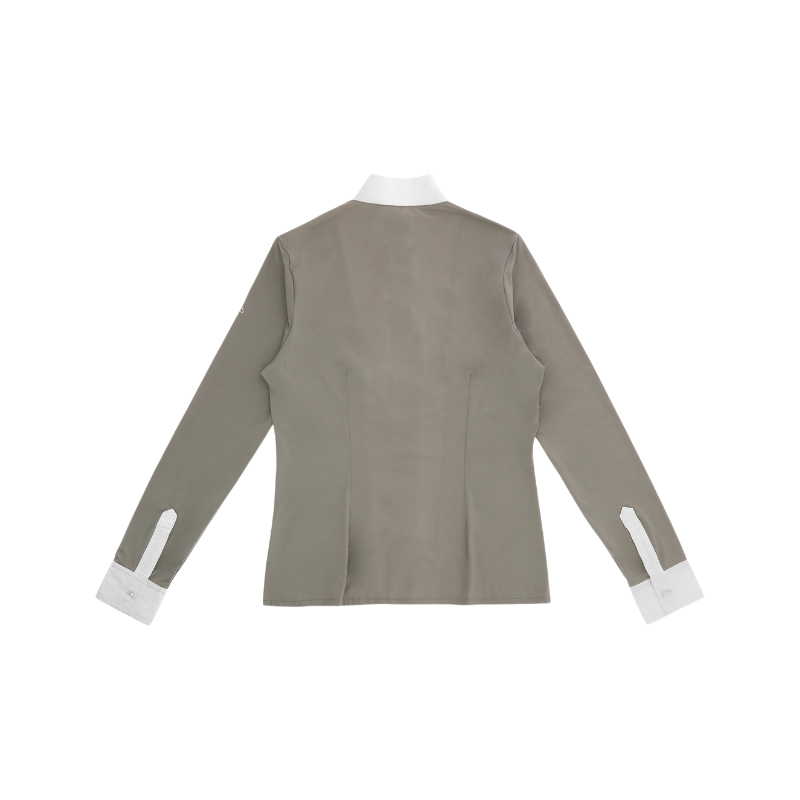 Equithème - Women's long sleeve shirt Julie taupe 