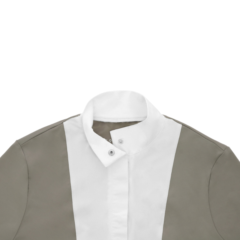 Equithème - Women's long sleeve shirt Julie taupe 