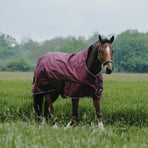 Equithème - Tyrex 1200D High Neck Outdoor Rug burgundy 50g | - Ohlala