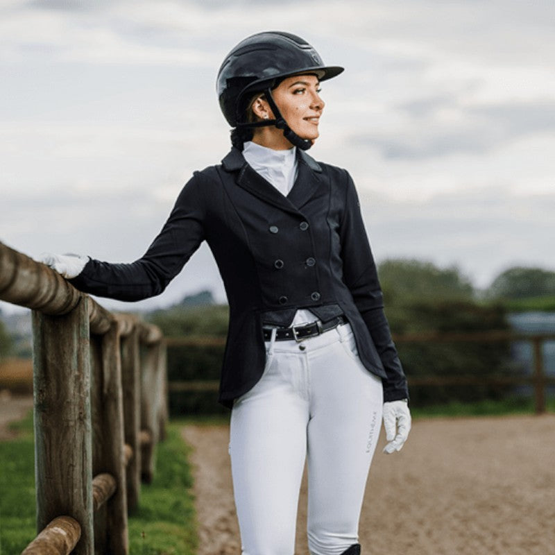 Equithème - Black dressage jacket for women Munich 