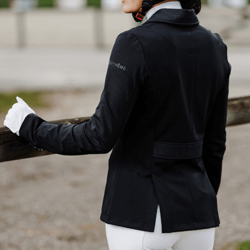 Equithème - Black dressage jacket for women Munich 