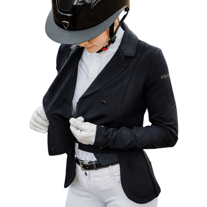 Equithème - Black dressage jacket for women Munich 