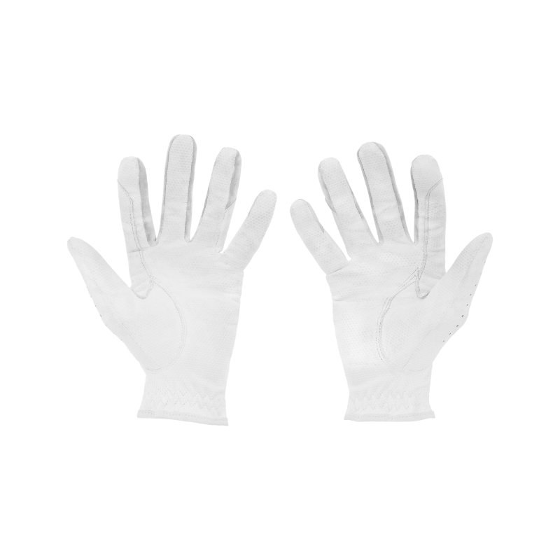 Equithème - Gants d'équitation Je t'aime Strass blanc
