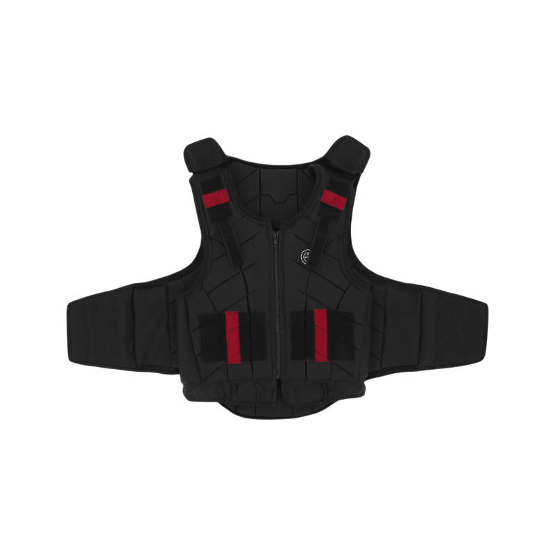 Equithème - Gilet de protection adulte Loki noir | - Ohlala