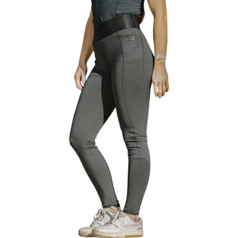 Equithème - Women's riding leggings Iris I love you black 
