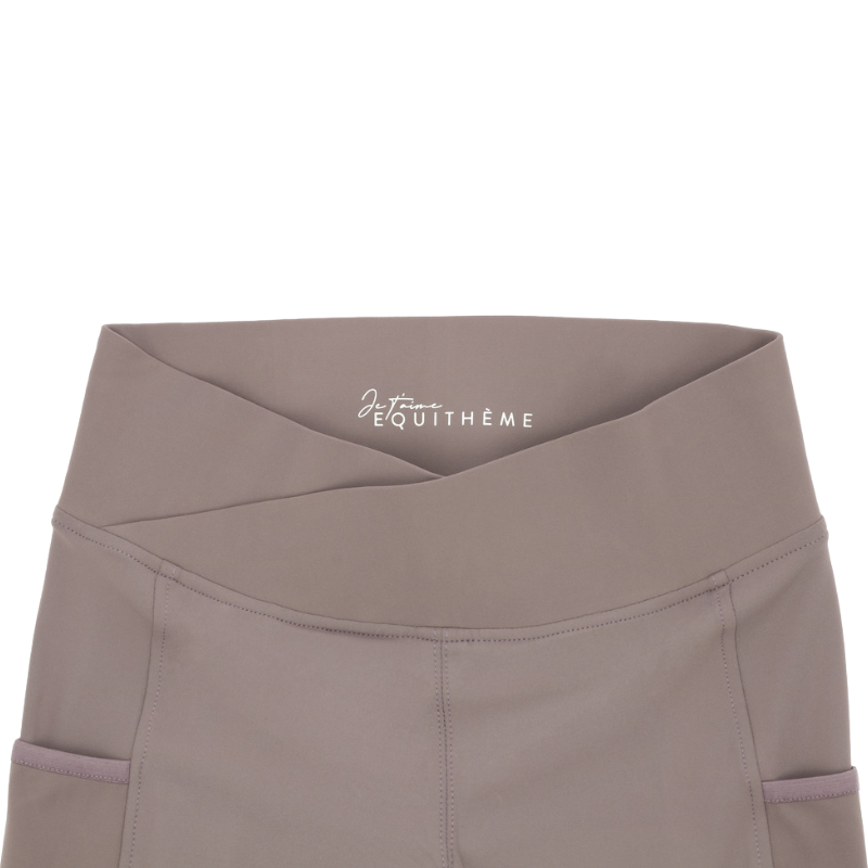Equithème - Legging Je t'aime femme Flora vieux rose