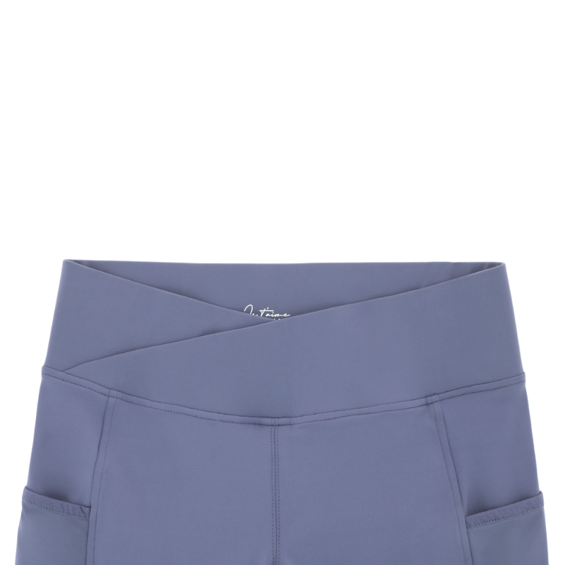Equithème - Women's equestrian leggings Flora I love you purple 