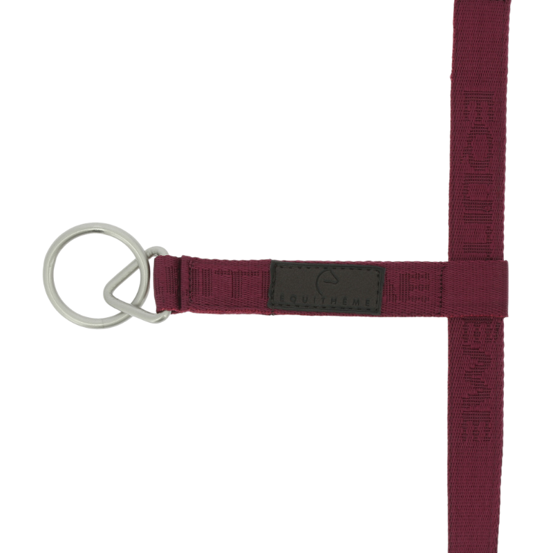 Equithème - Burgundy Jacquard Nylon Halter 