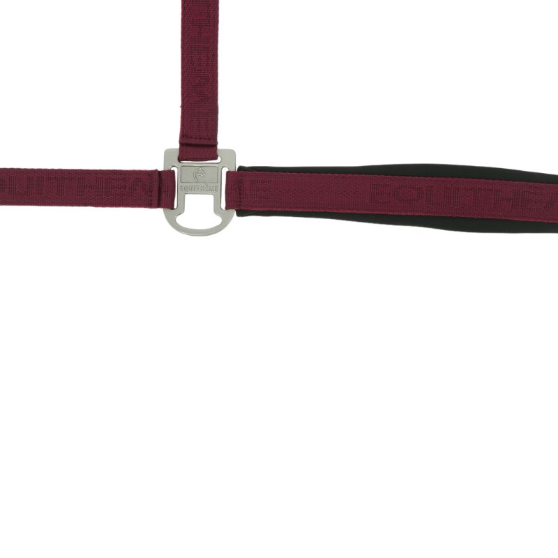 Equithème - Burgundy Jacquard Nylon Halter 