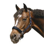Equithème - Jacquard Nylon Headcollar navy | - Ohlala