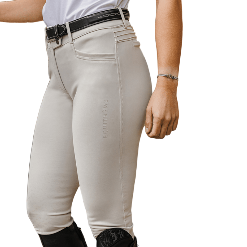 Equithème - Women's beige riding pants Jessie 