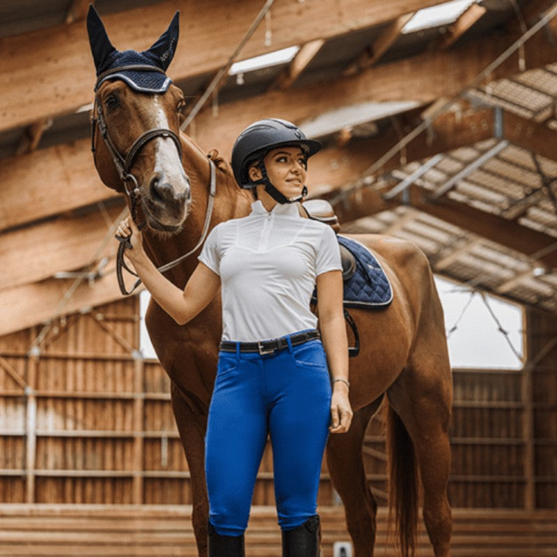 Equithème - Women's riding pants Jessie royal blue 