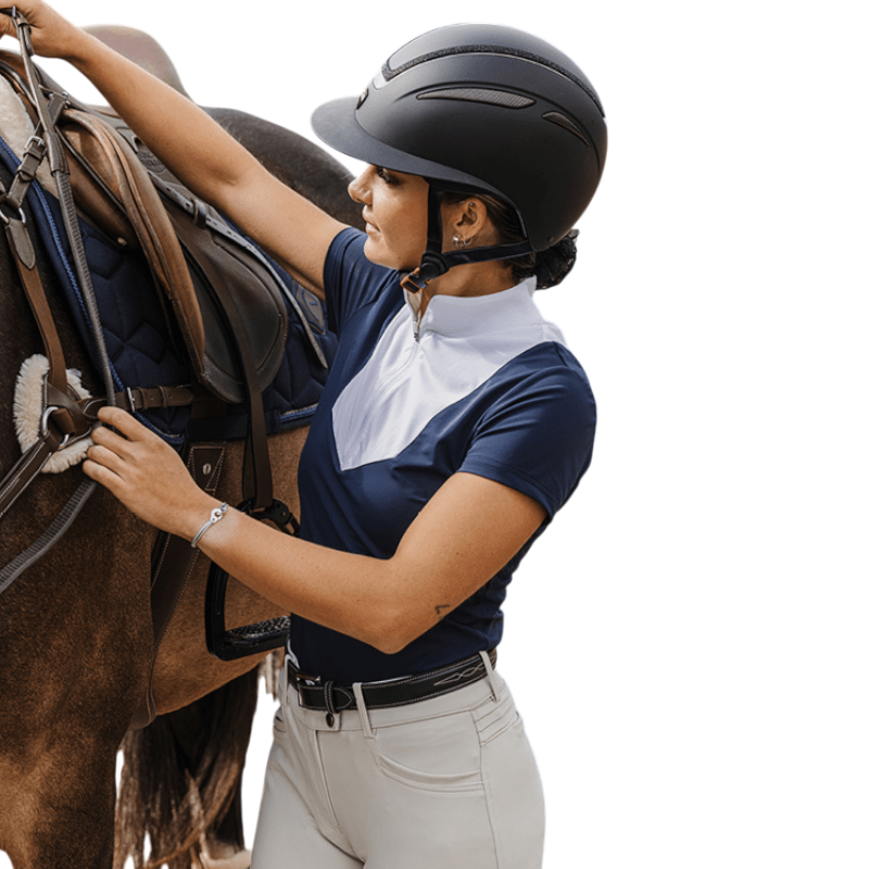 Equithème - Women's Tokyo Marine Polo MC 