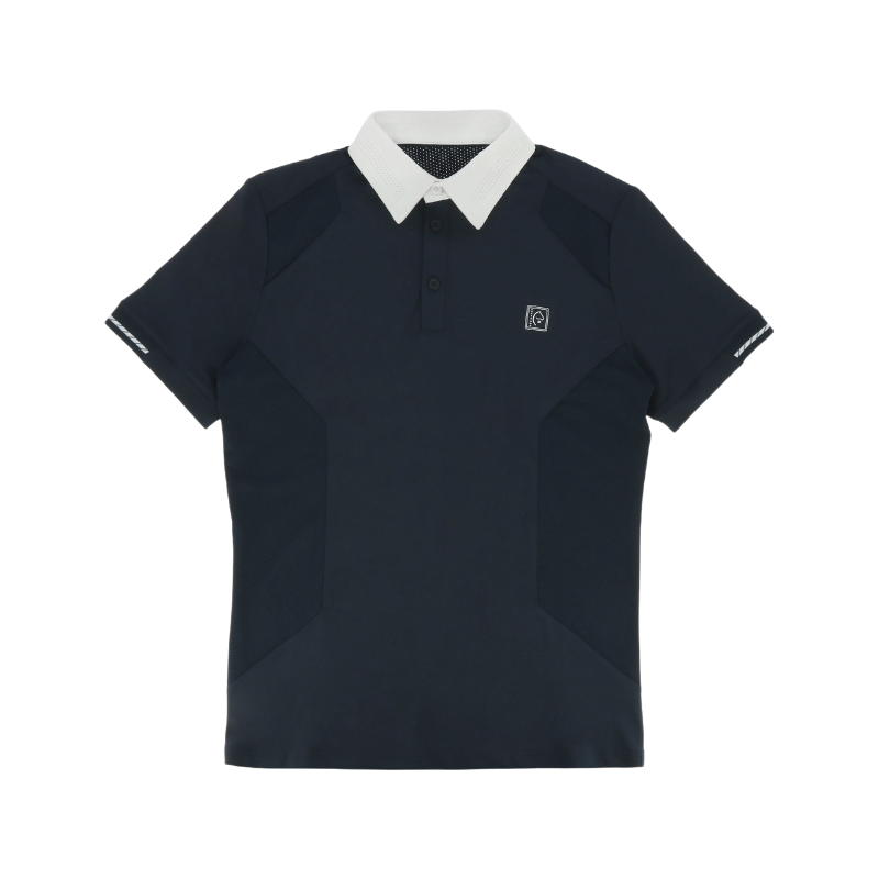 Equithème - Men's short sleeve polo Victor navy 