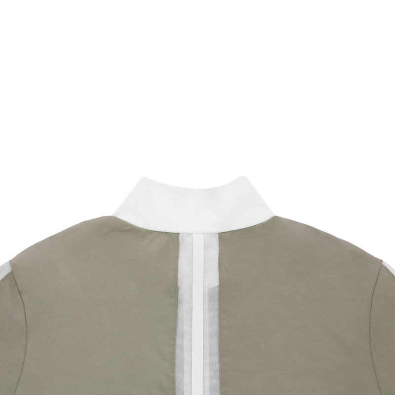 Equithème - Polo manches longues femme Estoril taupe