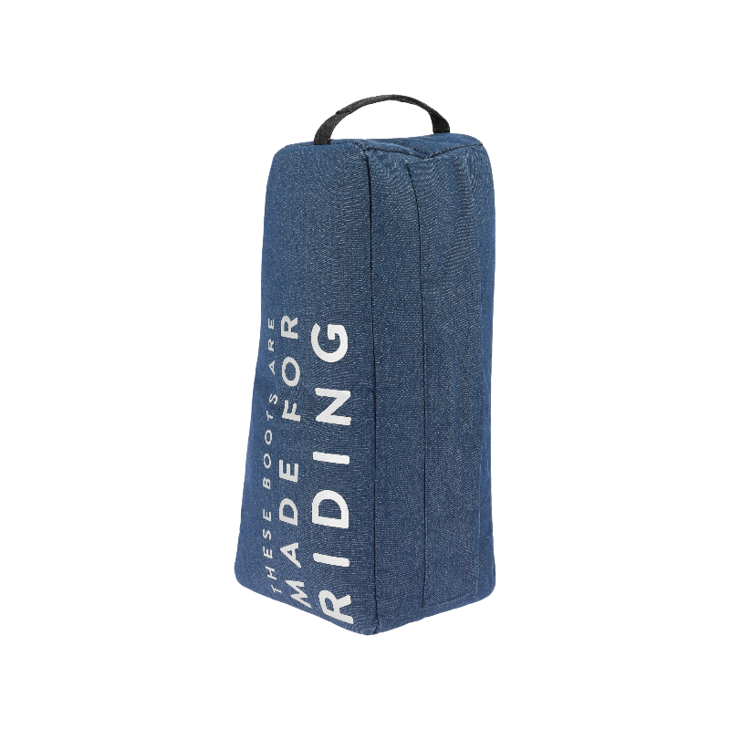 Equithème - Bolsa para botas Je T'aime Denim