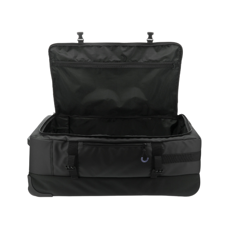 Equithème - Large black Urban wheeled travel bag 