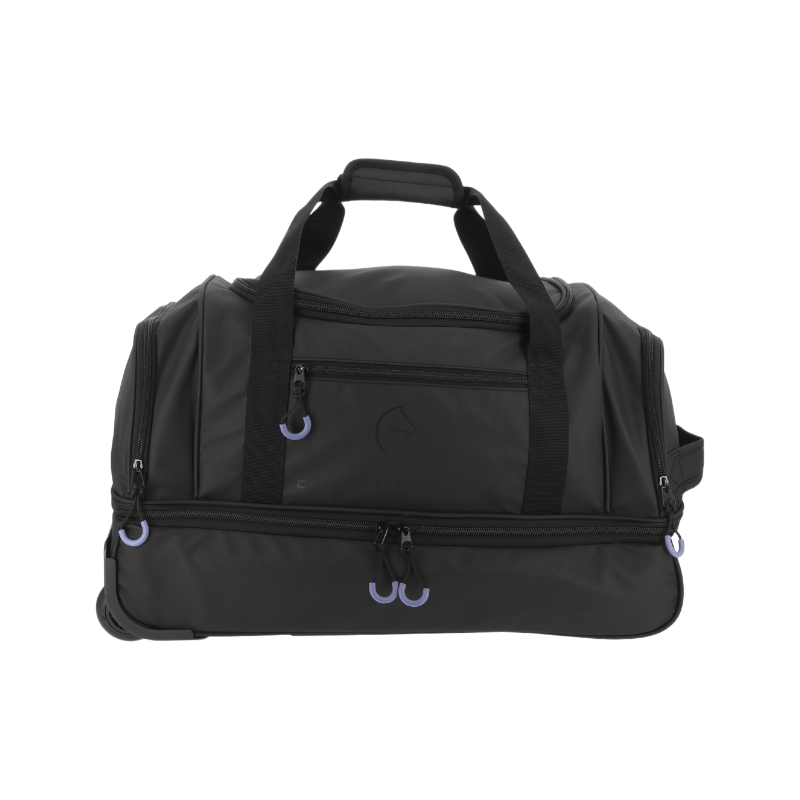 Equithème - Urban black wheeled bag 