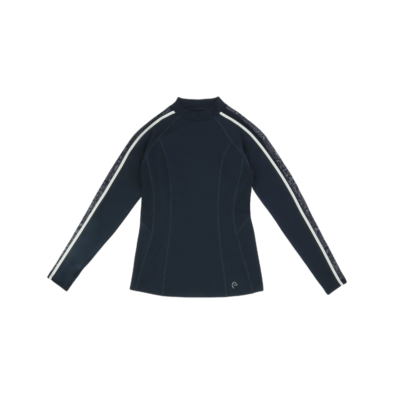 Equithème - Women's long sleeve T-shirt Melodie navy 