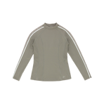 Equithème - Women's Melodie Taupe Long Sleeve T-Shirt | - Ohlala