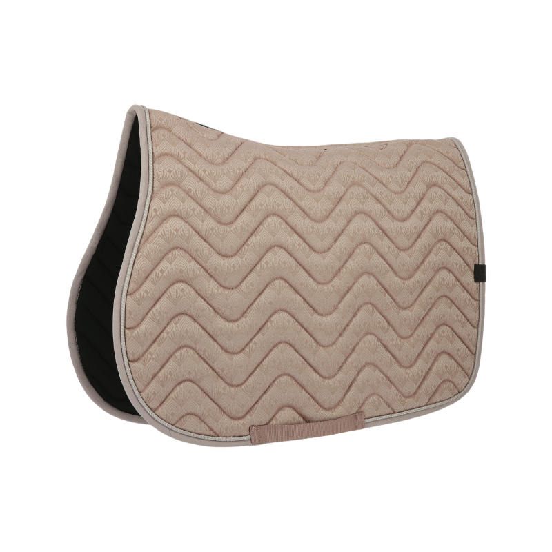 Equithème - Tapis de selle Brocard rose