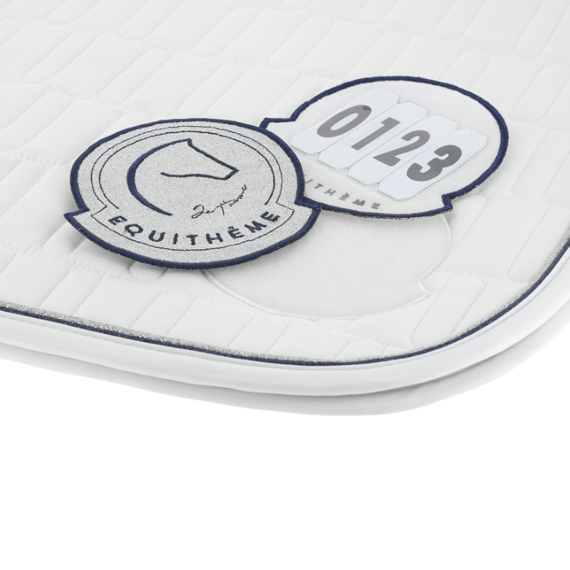 Equithème - Compet Je t'aime White Saddle Pad | - Ohlala