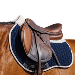 Equithème - Dinard navy saddle pad | - Ohlala