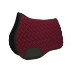 Equithème - Tapis de selle Impulsion bordeaux | - Ohlala