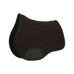 Equithème - Tapis de selle Impulsion marron | - Ohlala