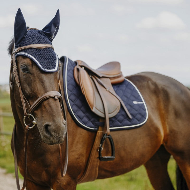 Equithème - saddle pad Mirror I love you marine 