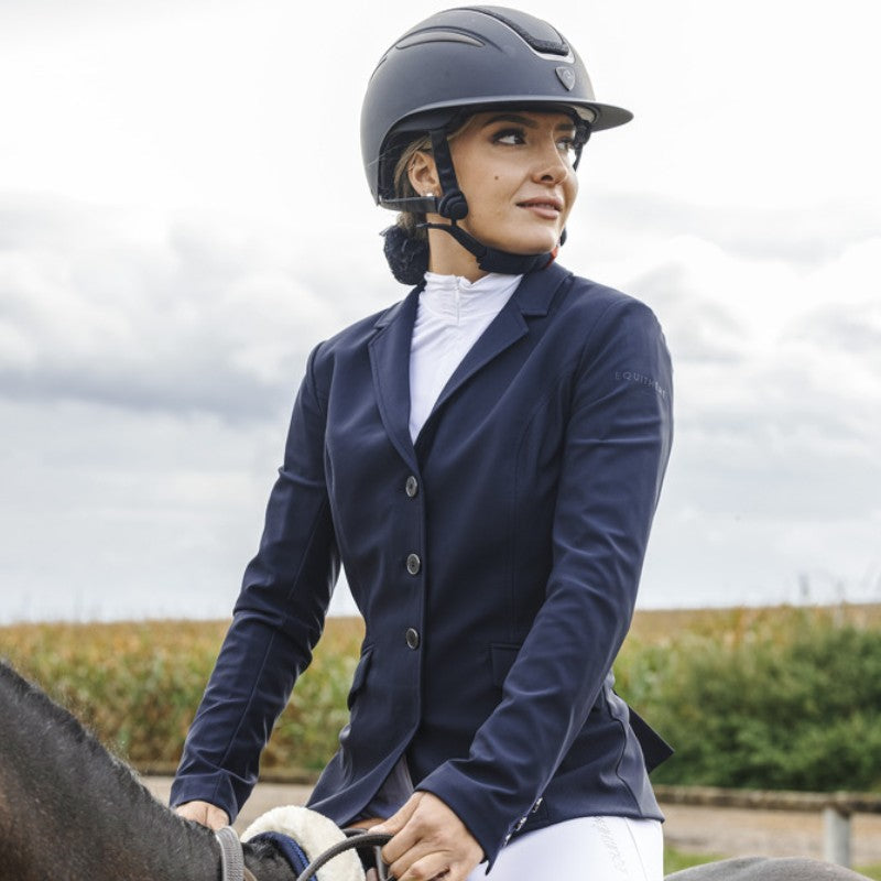 Equithème - Women's competition jacket Nancy navy | - Ohlala