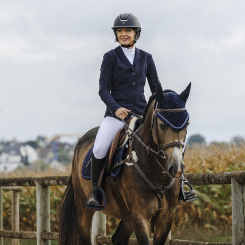 Equithème - Women's competition jacket Nancy navy | - Ohlala